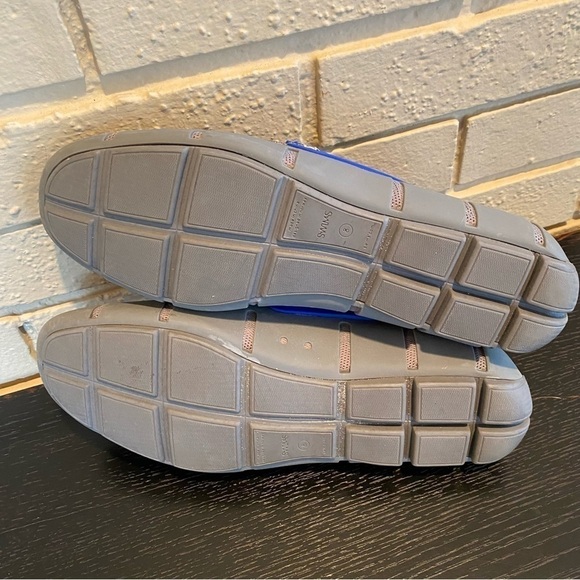 SWIMS Deck Shoes Mens 8 Water Outdoors Penny Loafer Blue Mesh Rubber Breathable - Picture 6 of 7